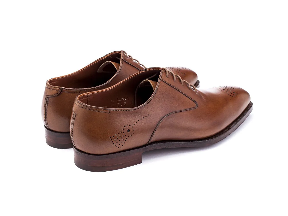 Tan Antique Calf Leather Shoes - Rosemoor