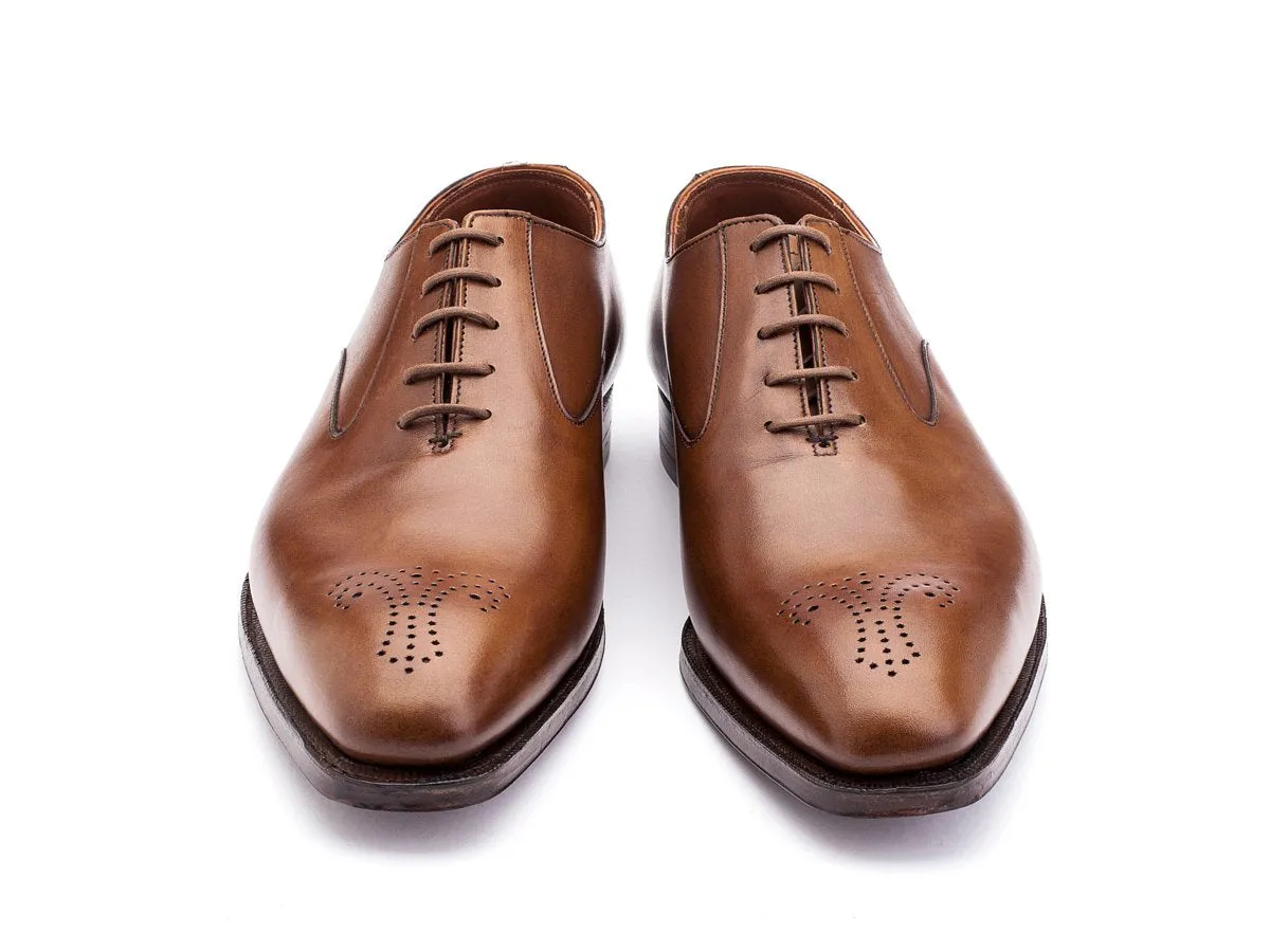 Tan Antique Calf Leather Shoes - Rosemoor