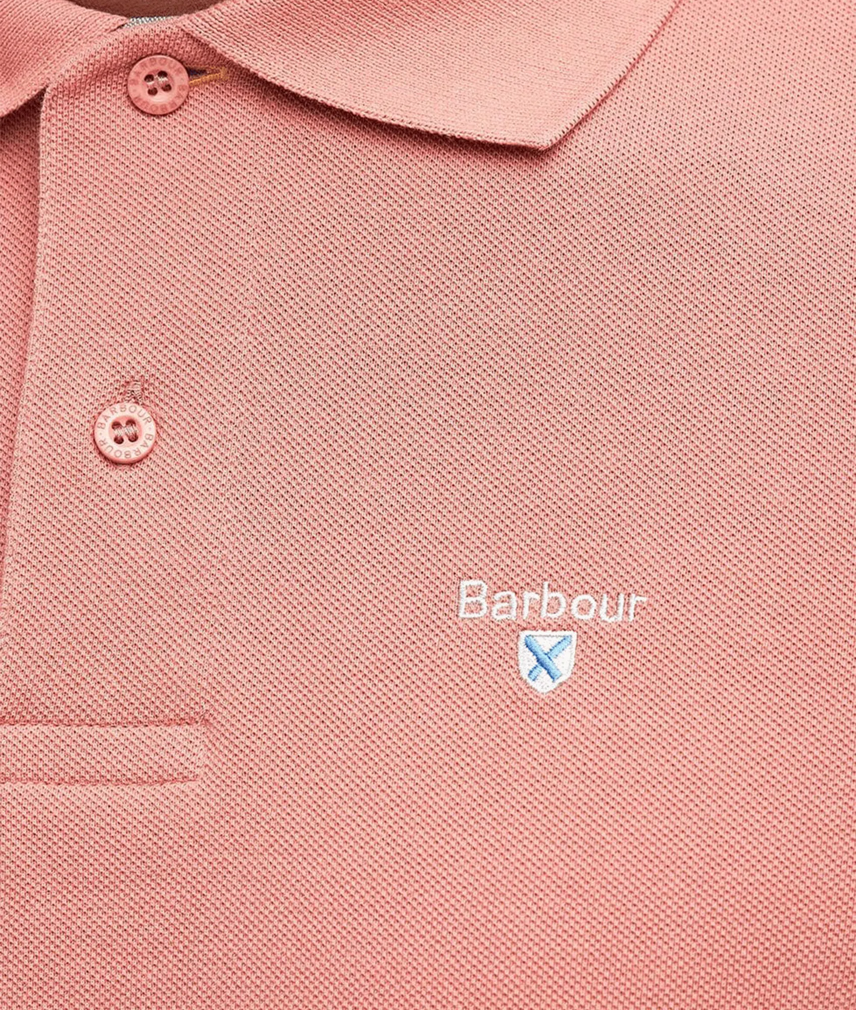 Tartan Pique Polo - Pink