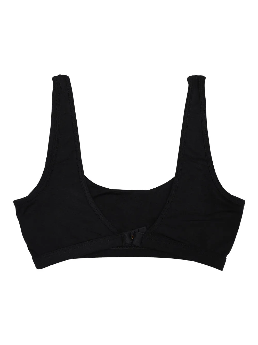 Scoop Neck Bra in Black