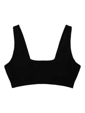 Scoop Neck Bra in Black