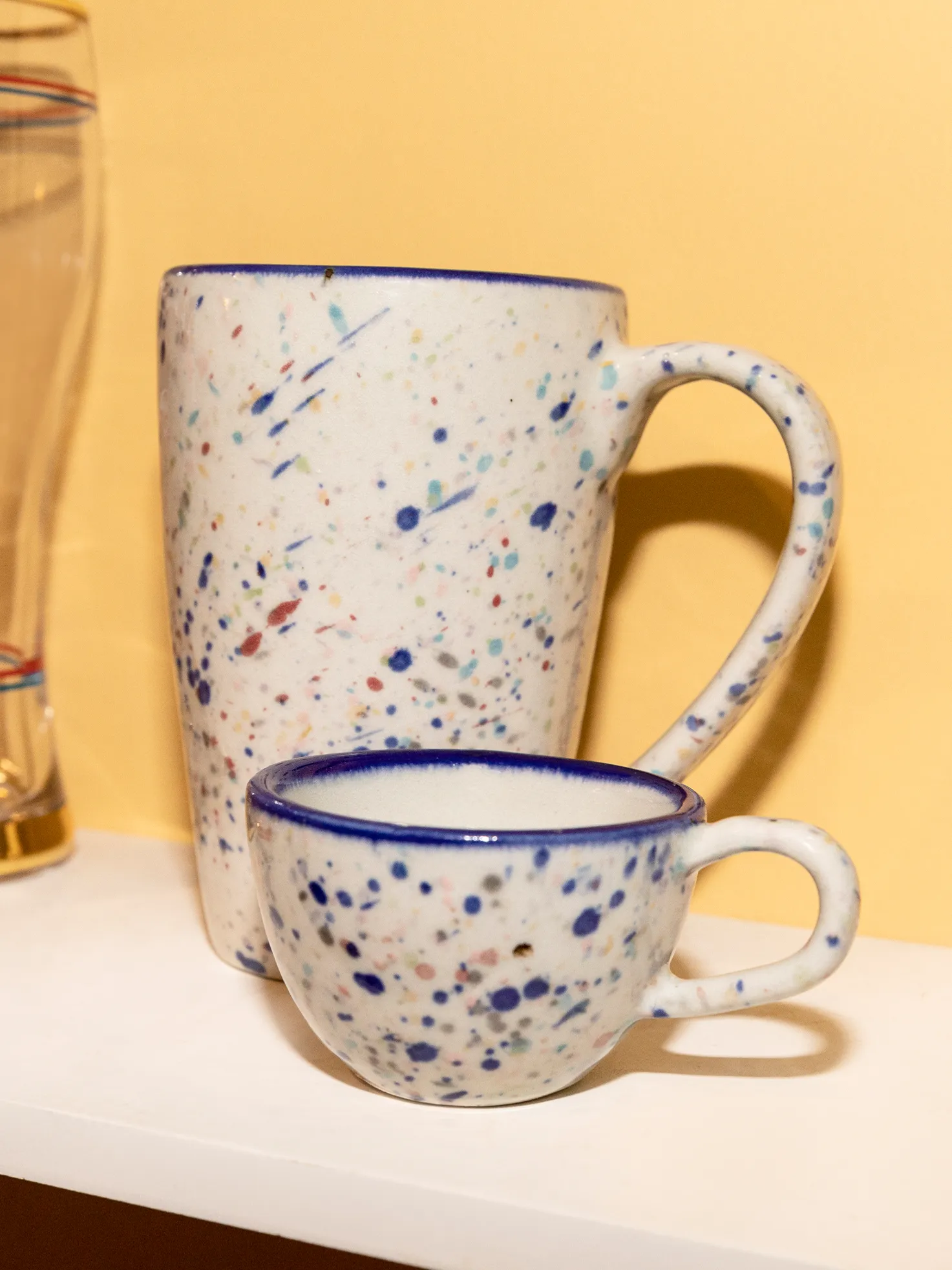 The Espresso Mug, Set of 2 - Confetti Splatter / Ceramic