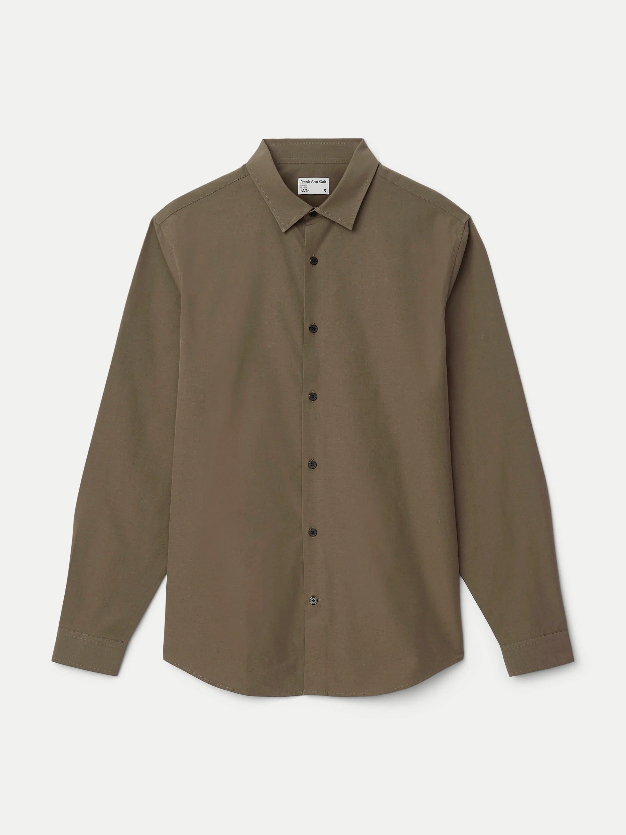 The Essential Dress Shirt in Dark Khahi