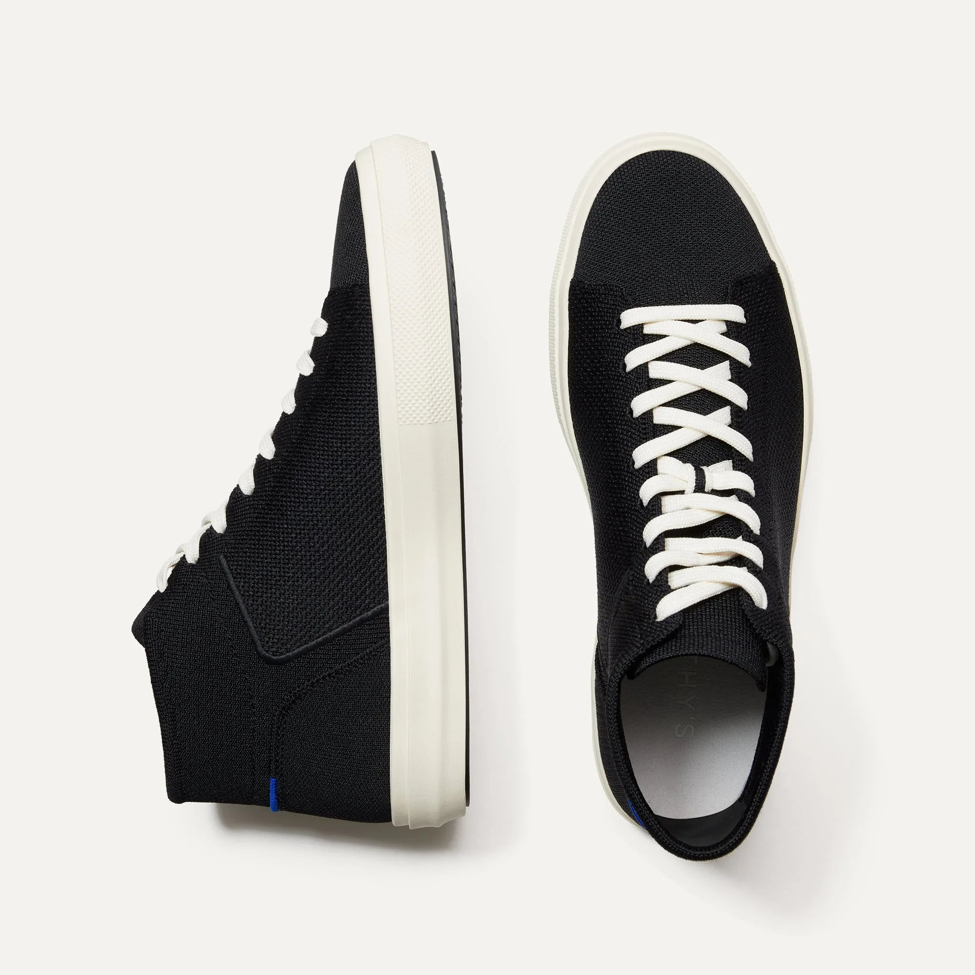 The Men's High Top Sneaker in Black