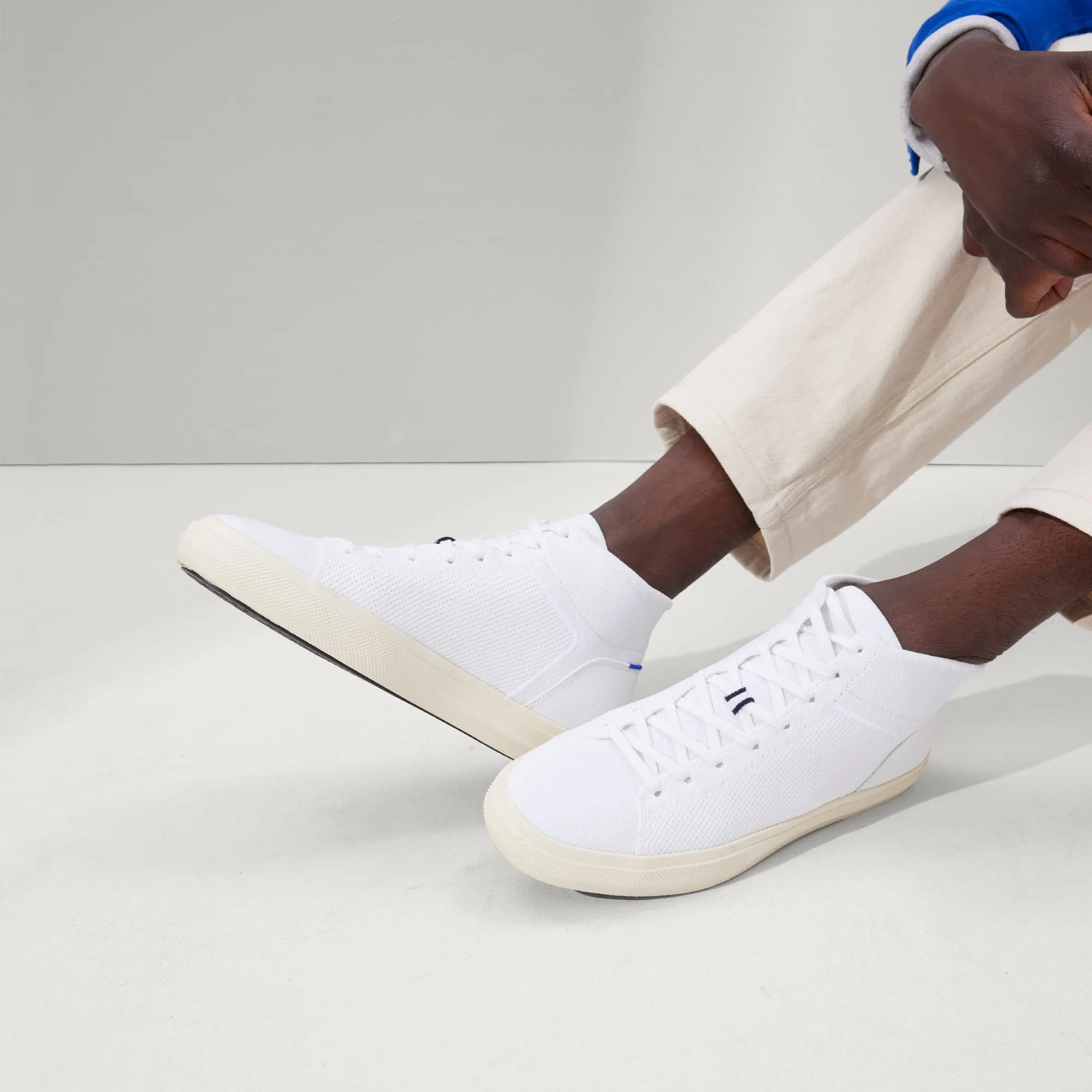 The Men's High Top Sneaker in Bright White