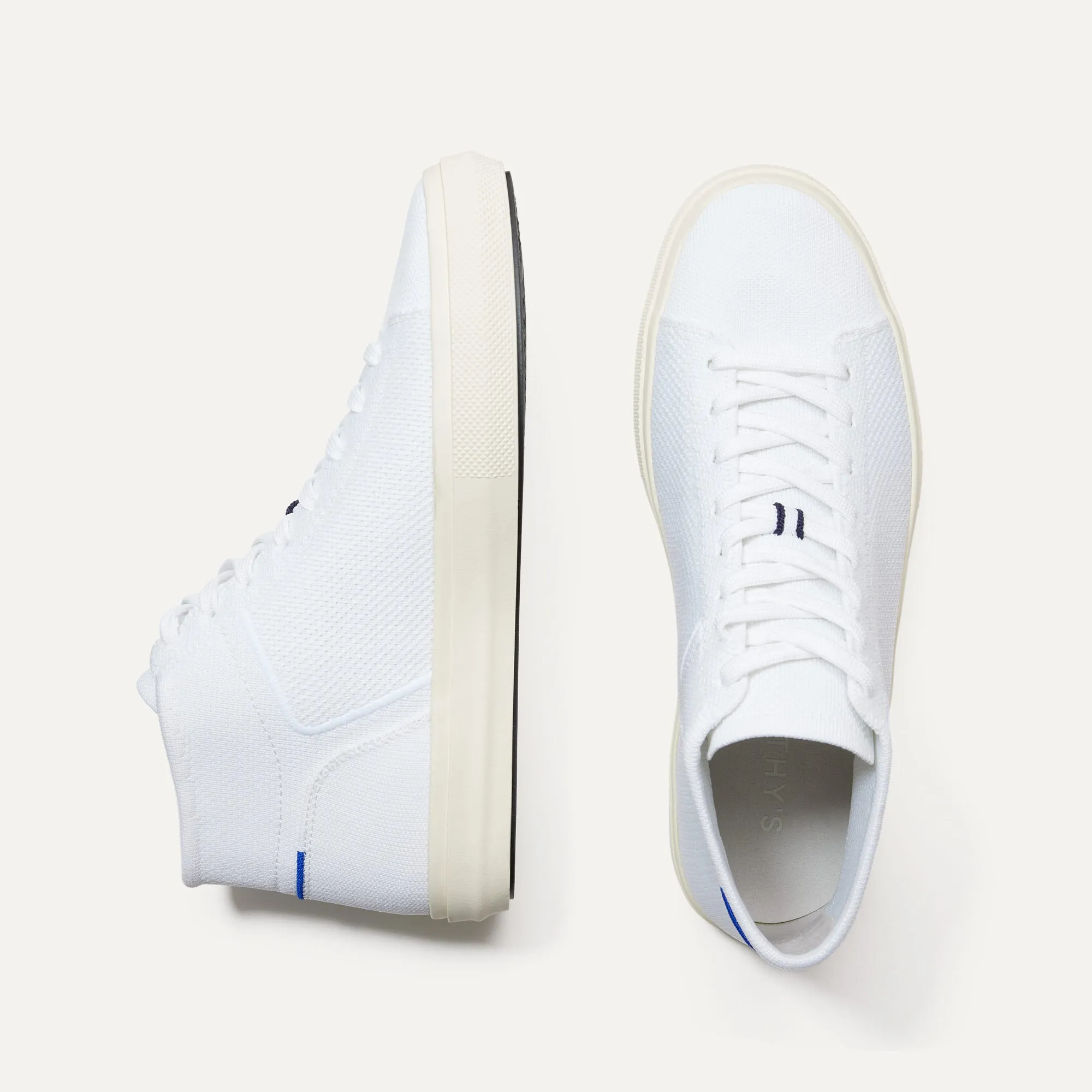 The Men's High Top Sneaker in Bright White