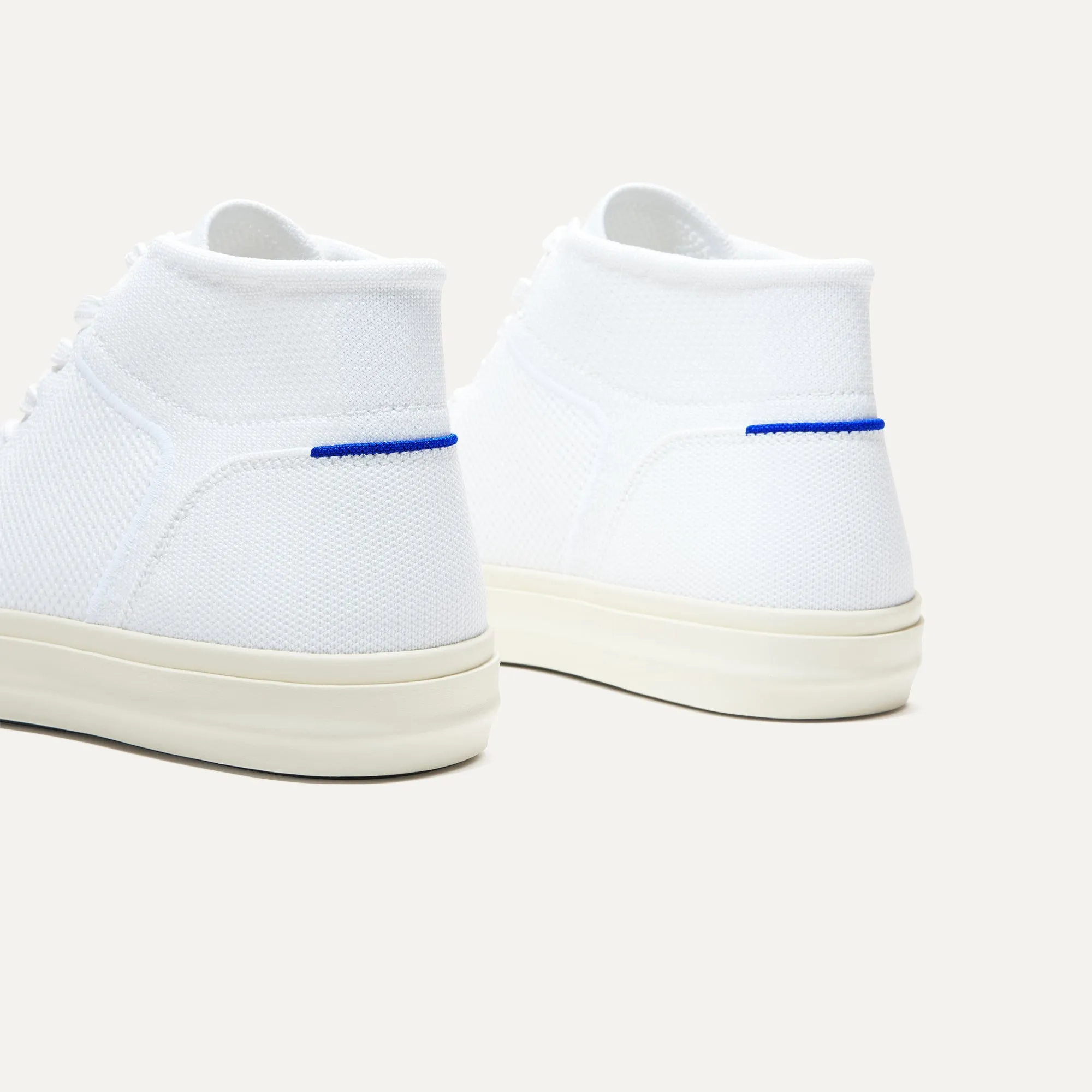 The Men's High Top Sneaker in Bright White