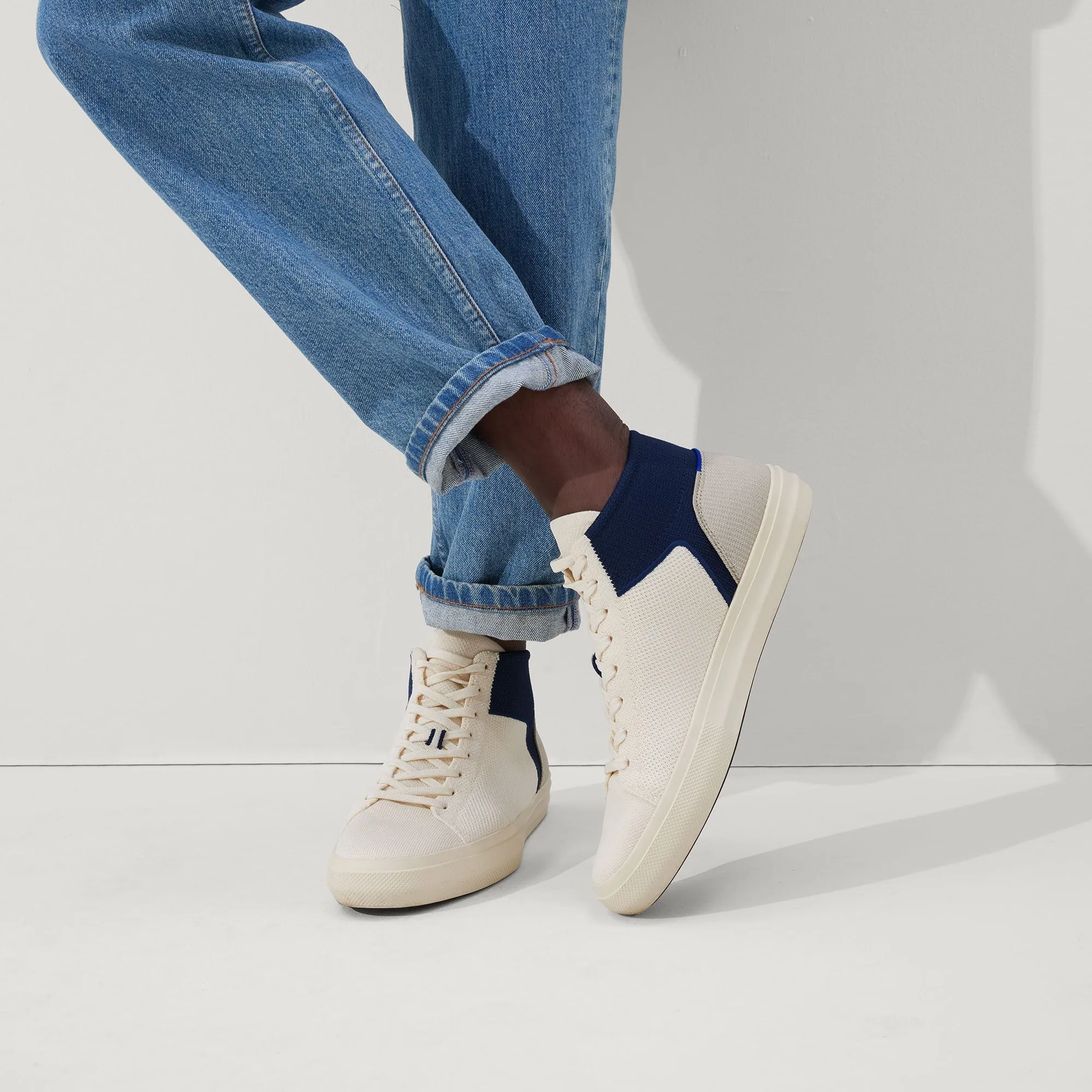 The Men's High Top Sneaker in Hudson