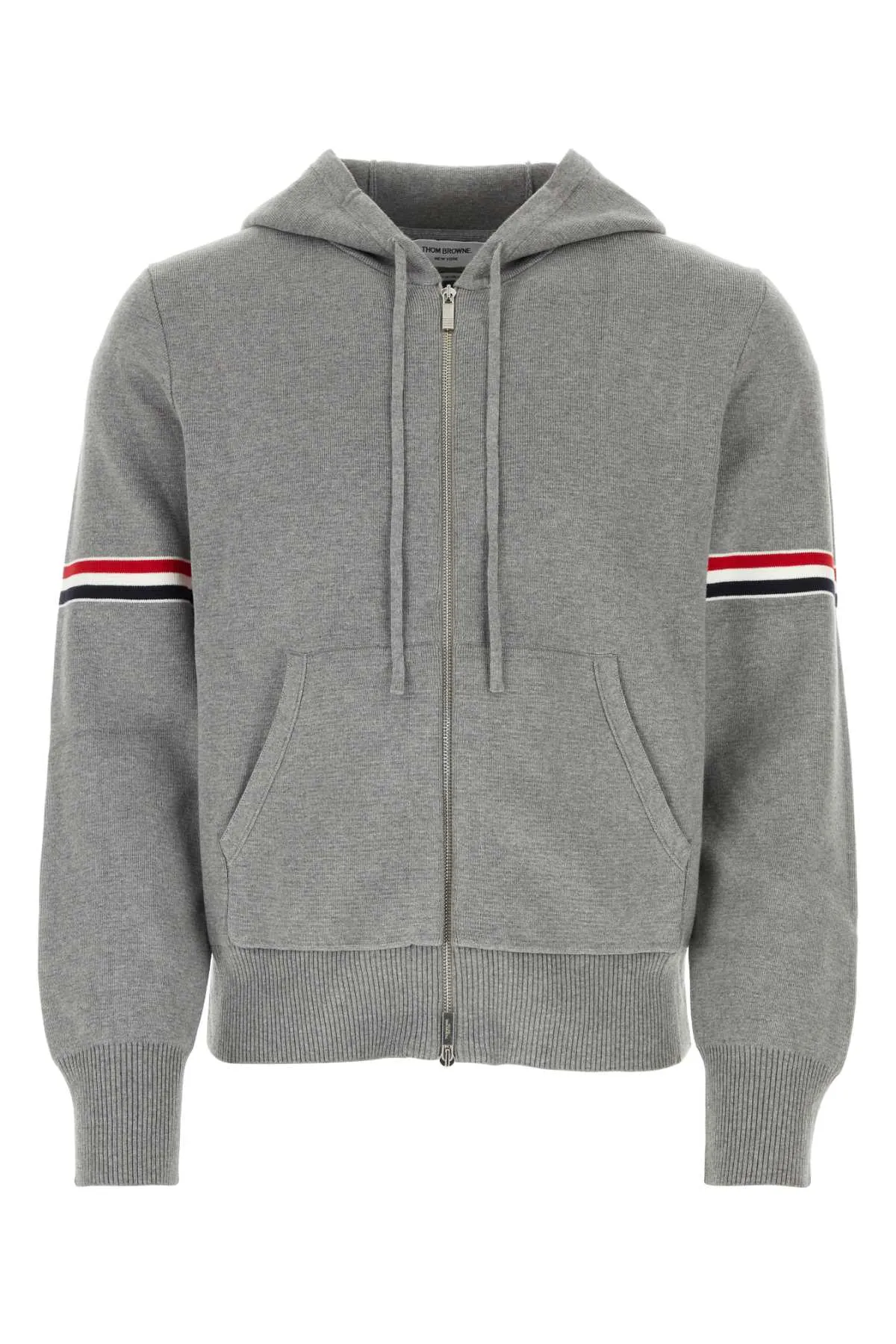 Thom Browne Grey Cotton Sweatshirt