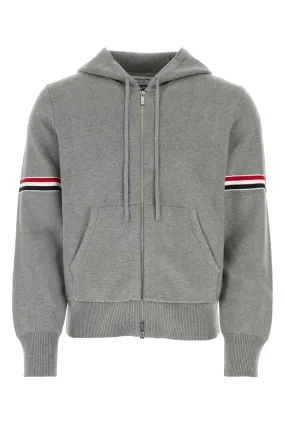 Thom Browne Grey Cotton Sweatshirt