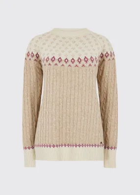 Thornfield Women’s Fair Isle knit - Oat