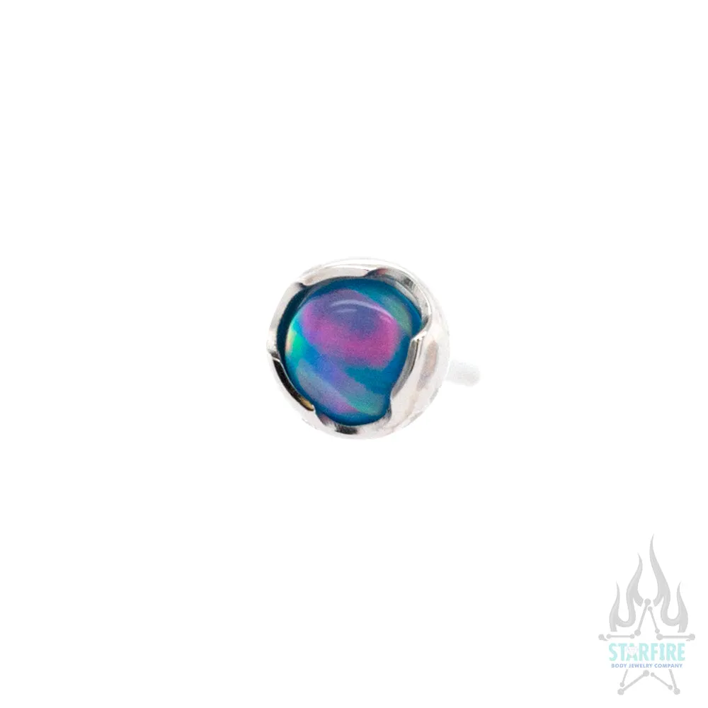 threadless: Prong-Set Opal Cabochon End