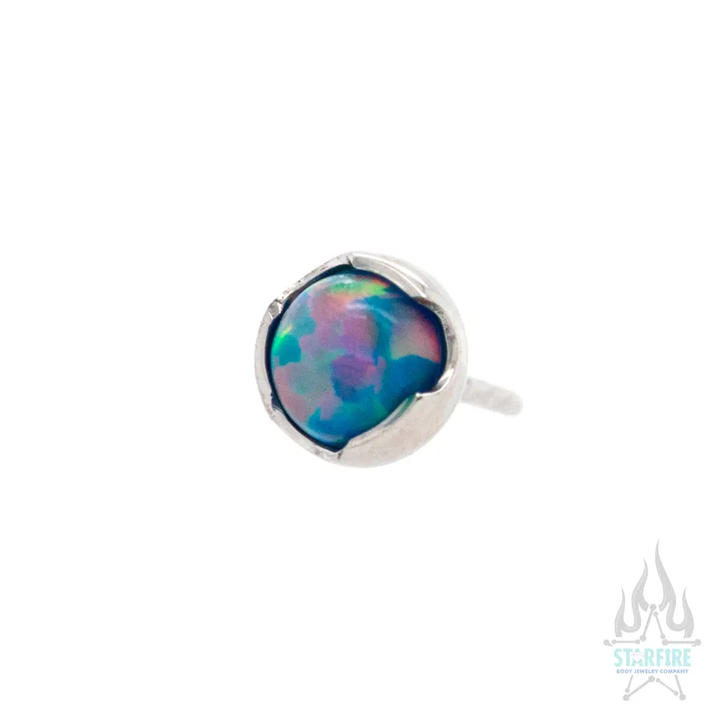 threadless: Prong-Set Opal Cabochon End