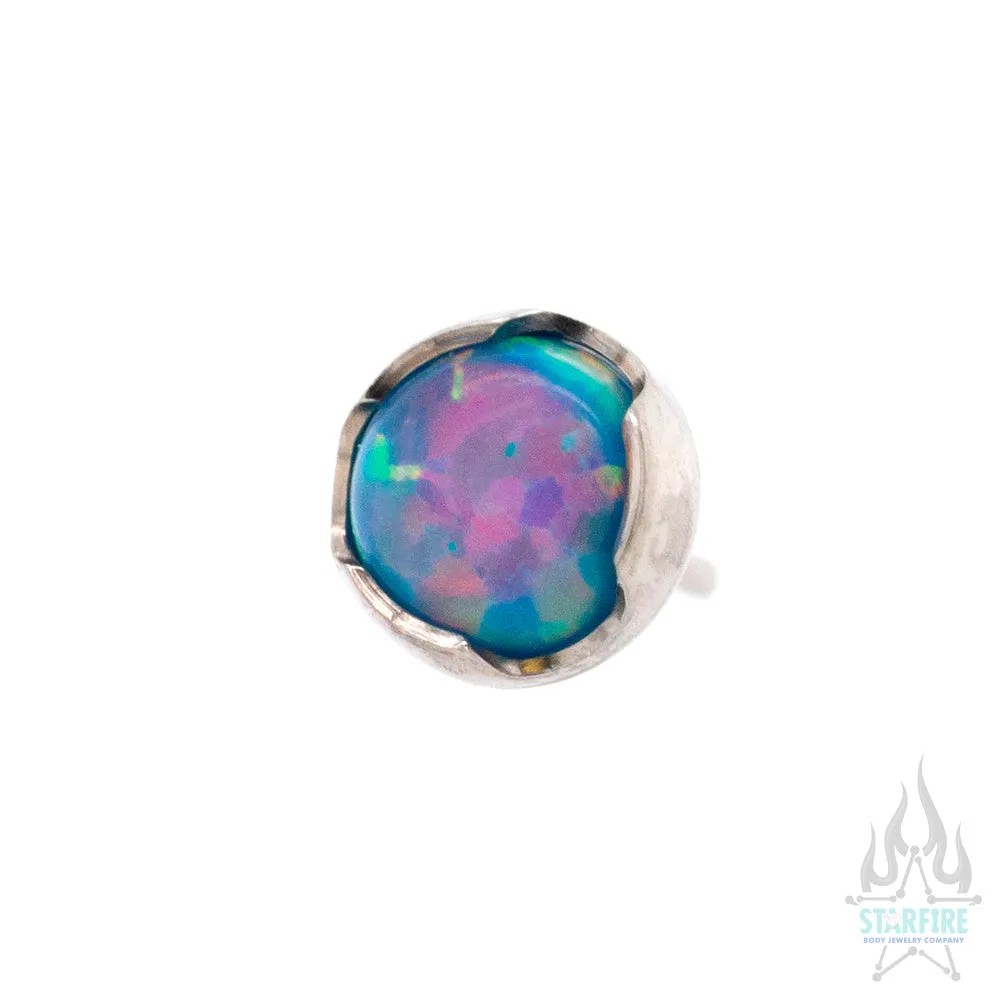 threadless: Prong-Set Opal Cabochon End