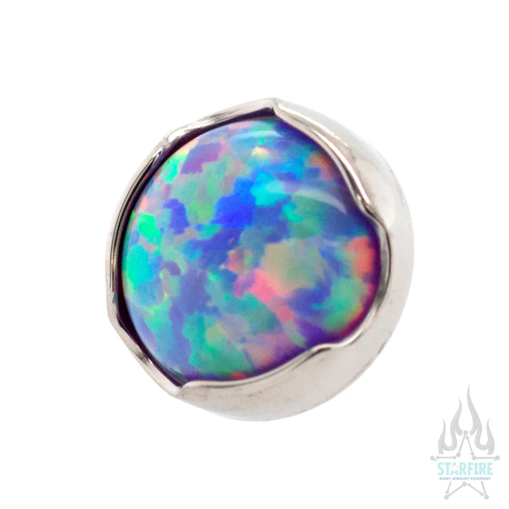 threadless: Prong-Set Opal Cabochon End