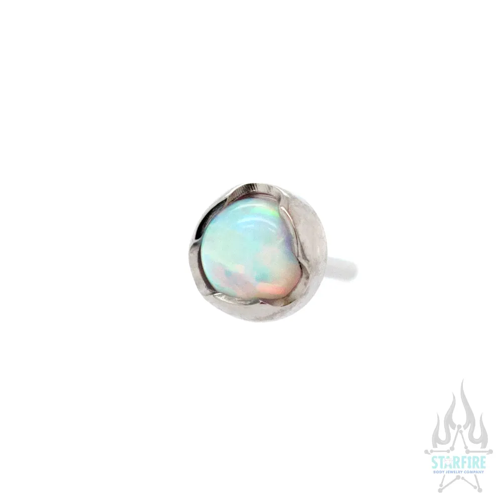 threadless: Prong-Set Opal Cabochon End