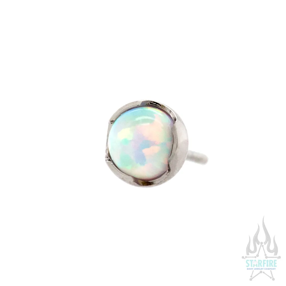 threadless: Prong-Set Opal Cabochon End