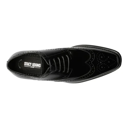 Tinsley Black Wingtip Oxfords