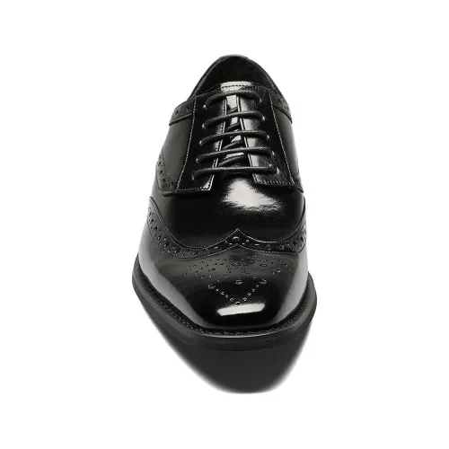 Tinsley Black Wingtip Oxfords