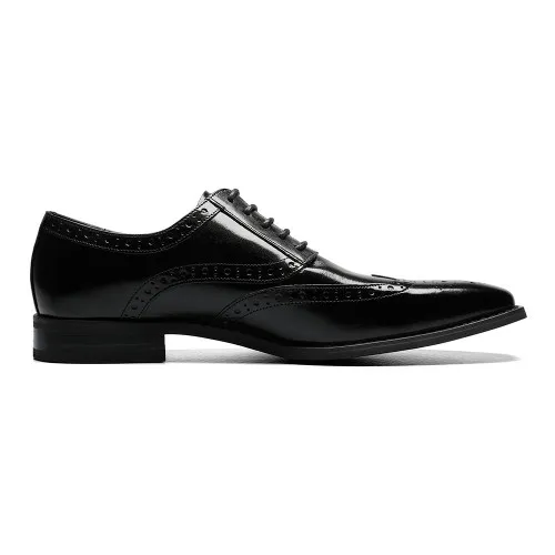 Tinsley Black Wingtip Oxfords