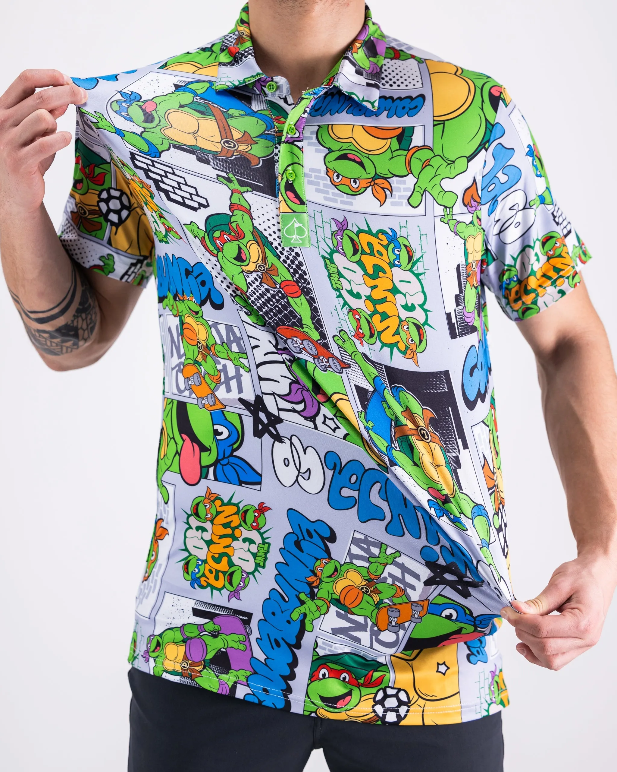 TMNT - Comic Strip Polo