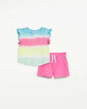 Toddler Girl Lovely Day Tee Set