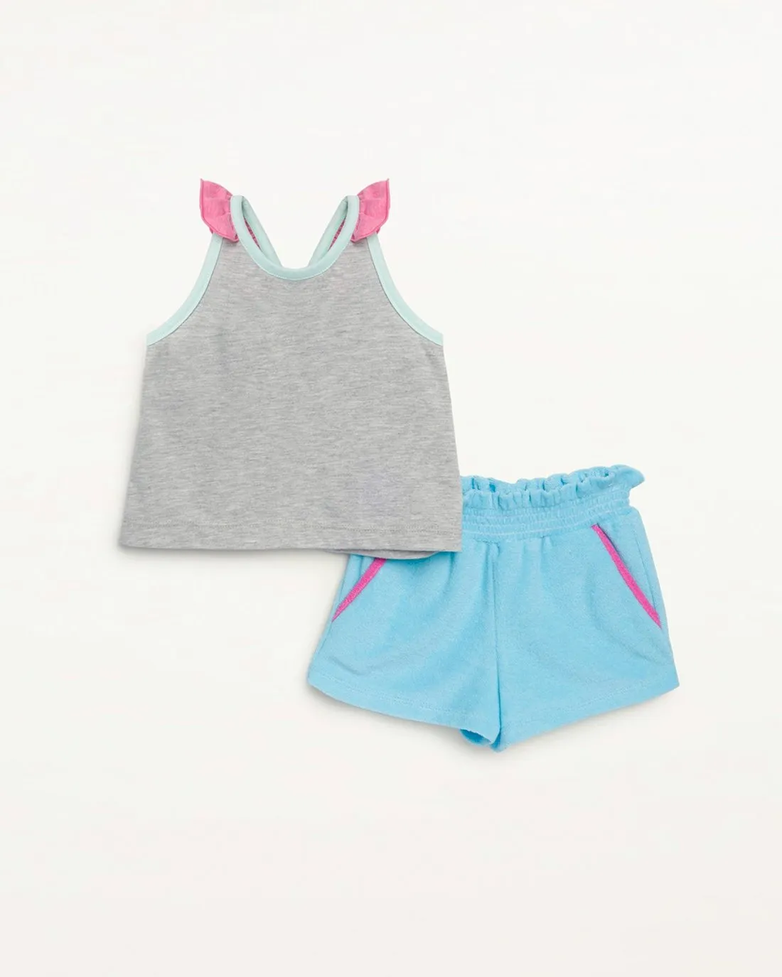 Toddler Girl Pippa Ruffle Tank Set