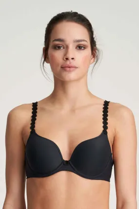 Tom Heart Shaped Bra in Charcoal