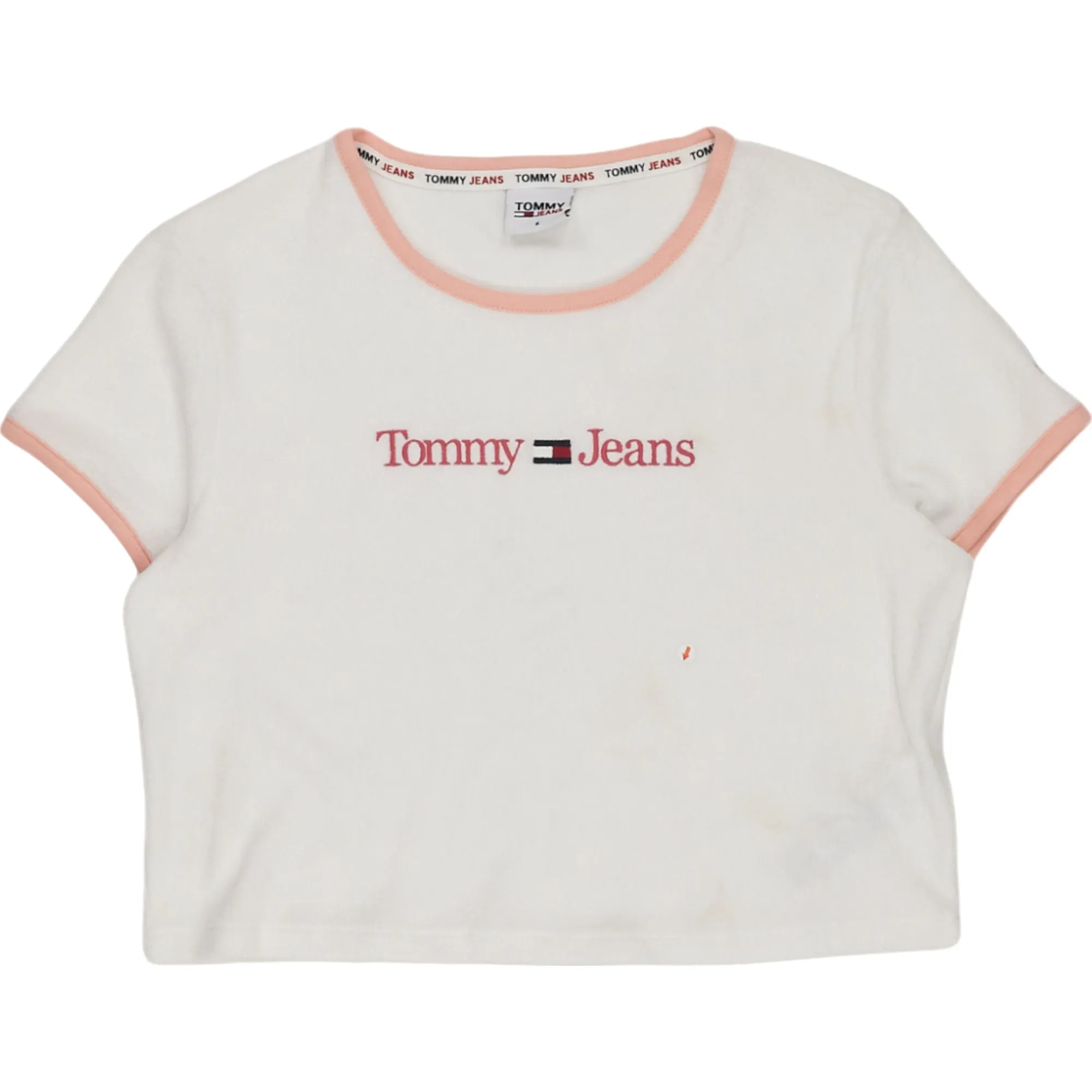 Tommy Jeans White Crop T-Shirt