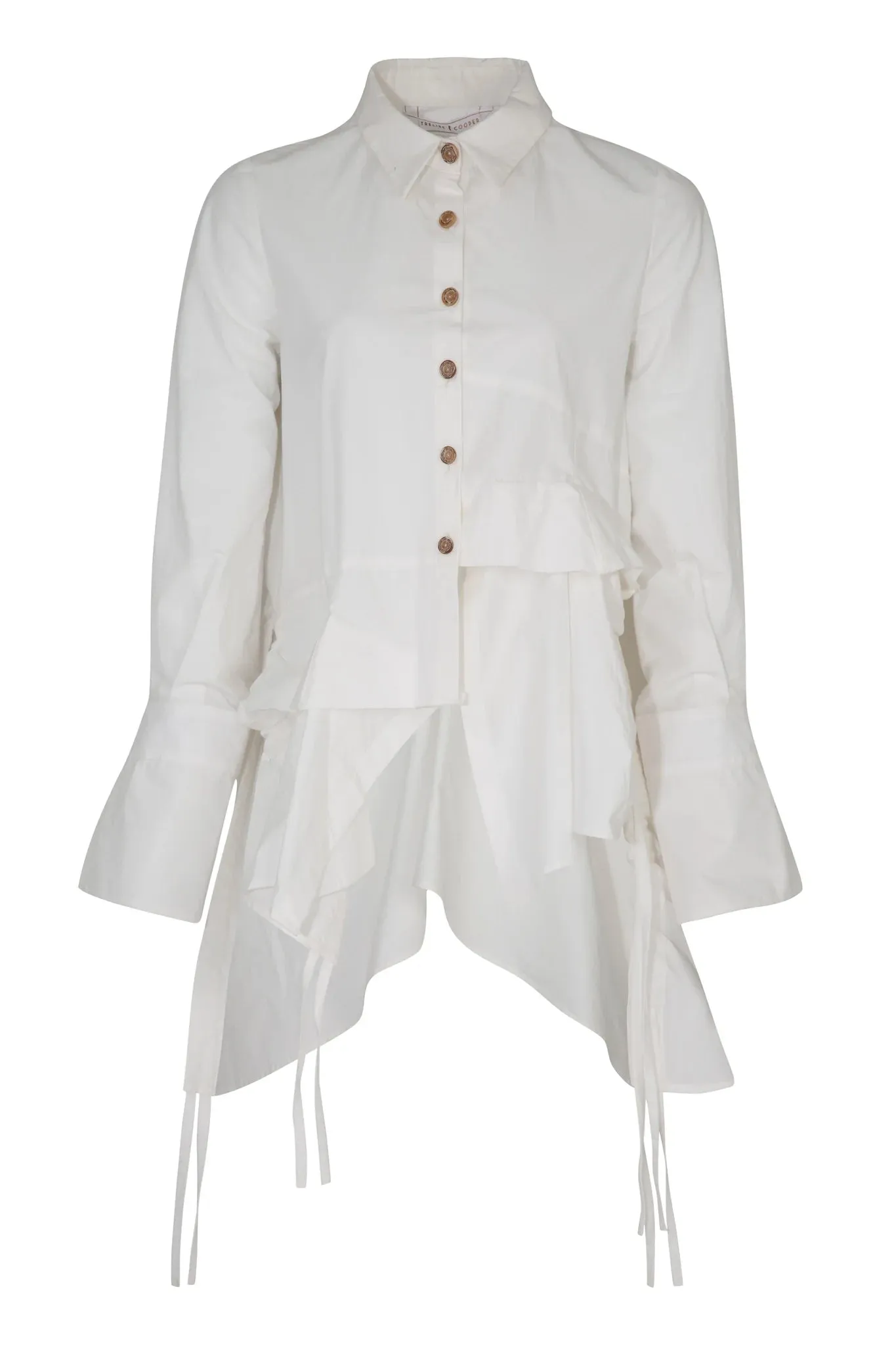 Trelise Cooper White Tuckered Out Shirt - Buy Now