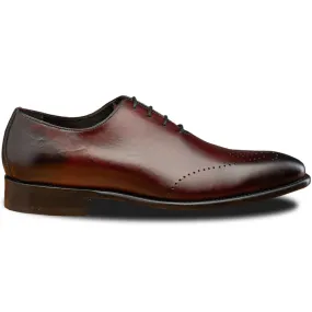 Tuscany Q550 Burgundy Wholecut Oxfords - Calzoleria Toscana.