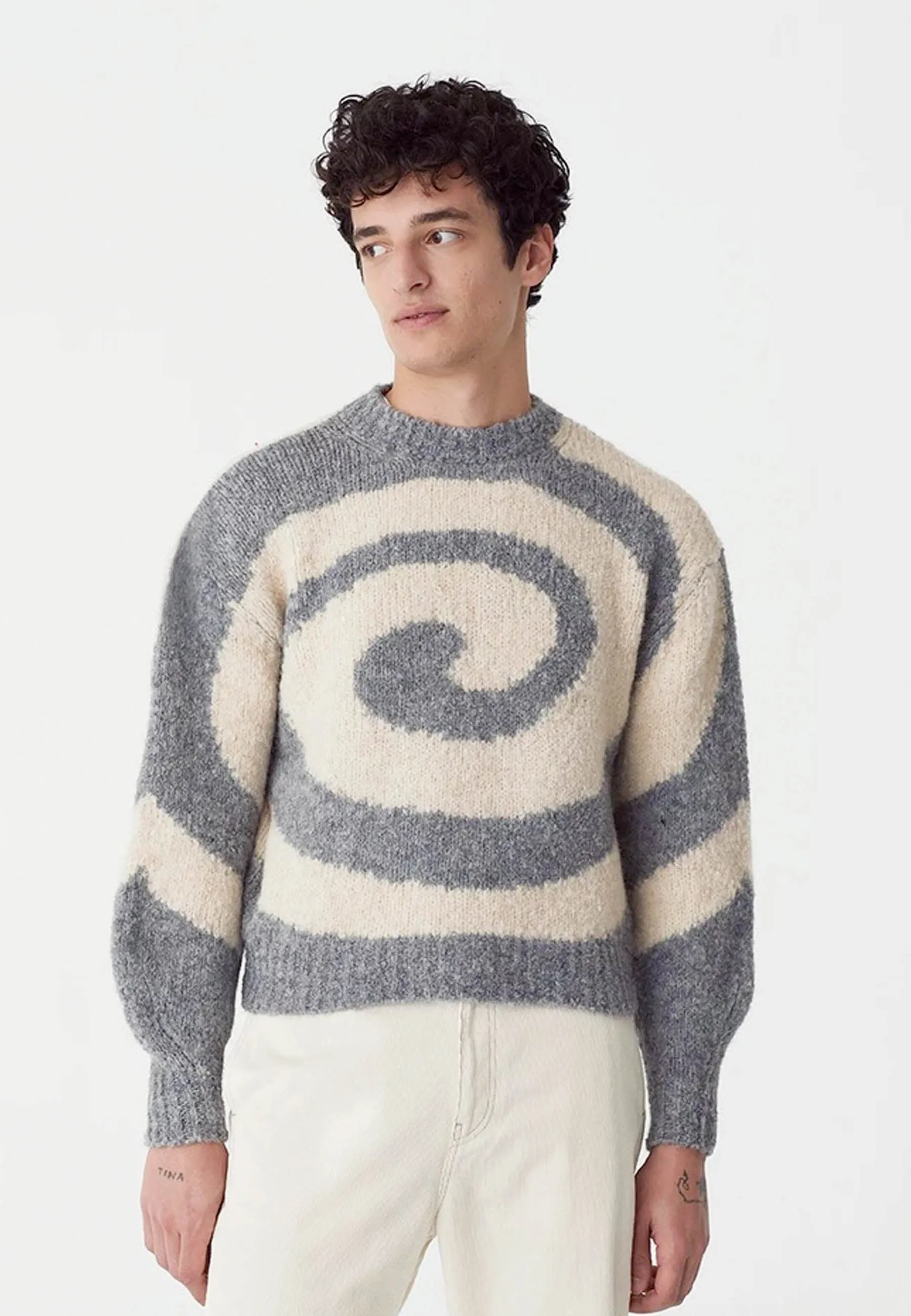 Twister Knit - melange grey