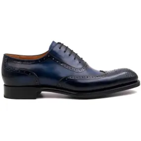 Ugo Vasare Men's Navy Oxford Shoes