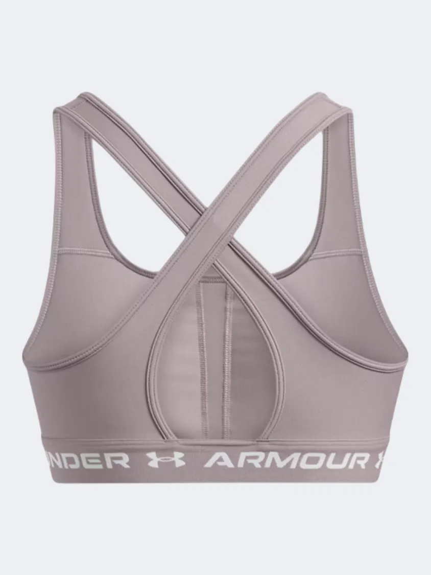 Under Armour Crossback Women Training Bra Tetra Grey/White