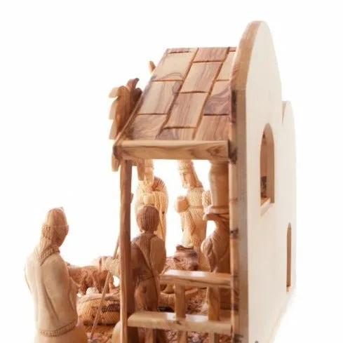 Unique Nativity Scene Set with Music Player, 13  from Bethlehem