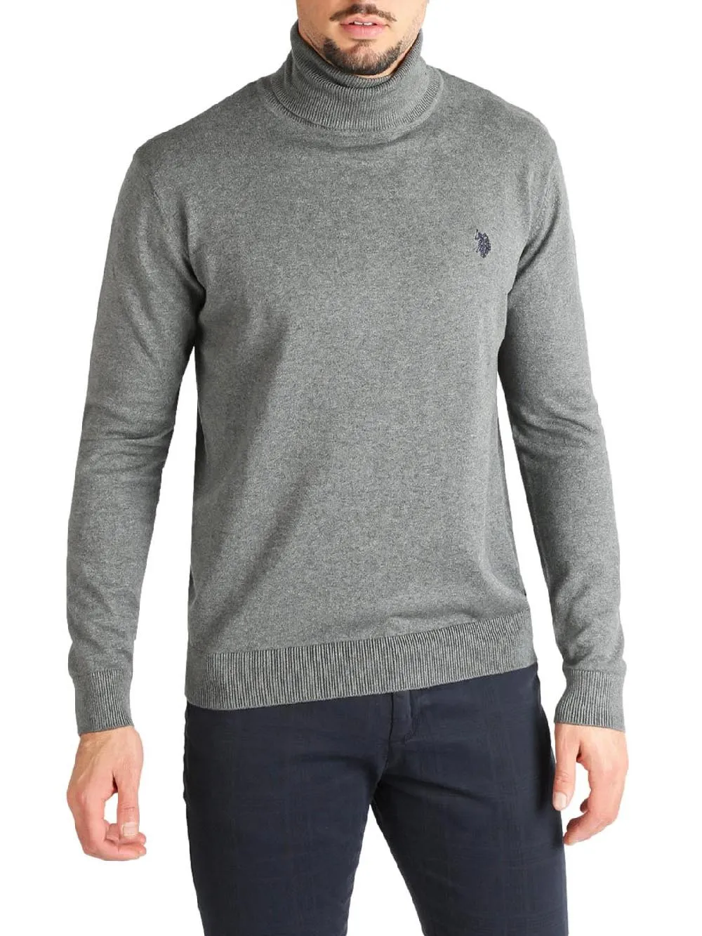 US Polo Assn Men's Jonn 48847 Eh03 Grey Sweater