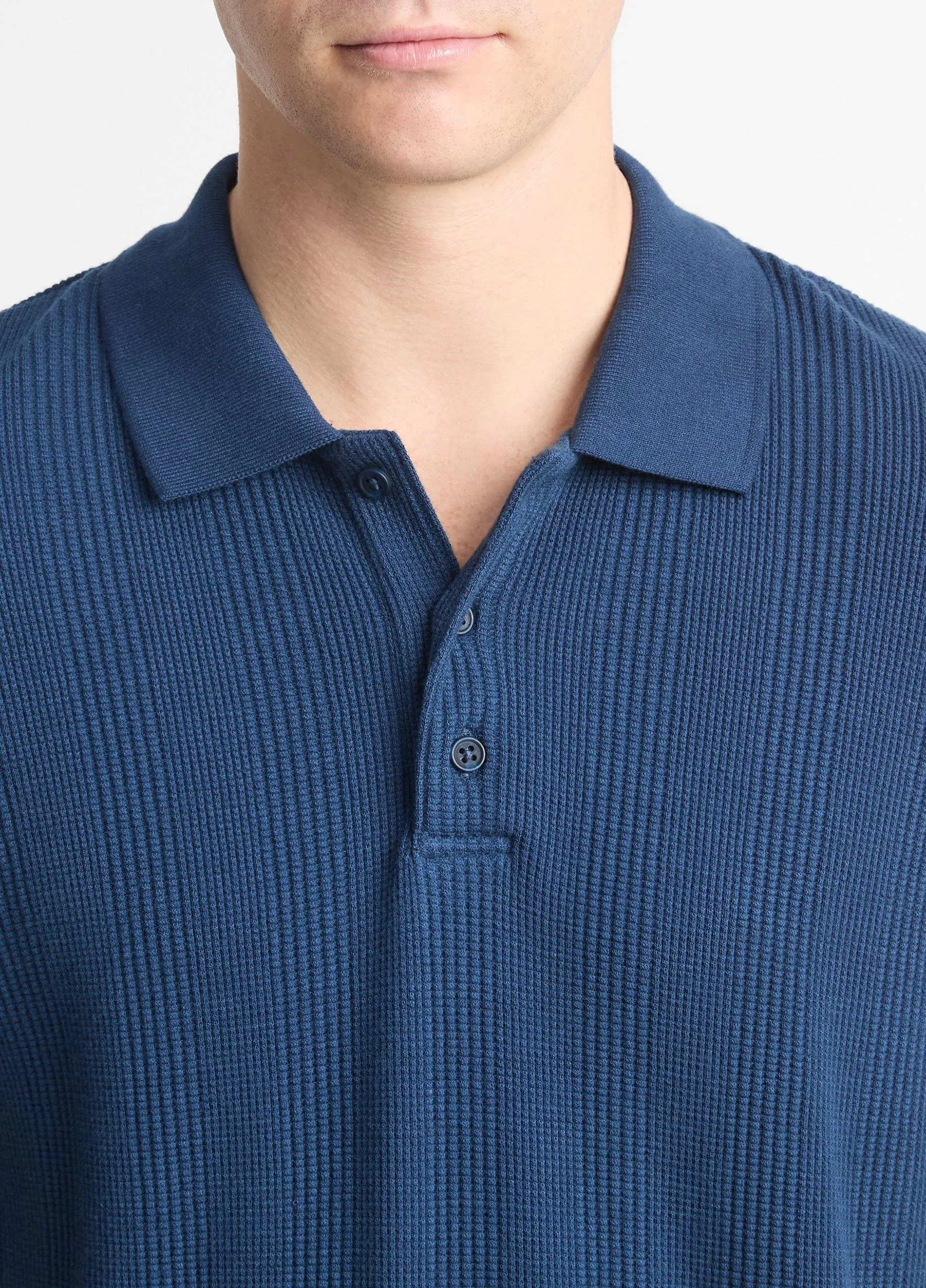 Variegated Pima Cotton Polo Shirt