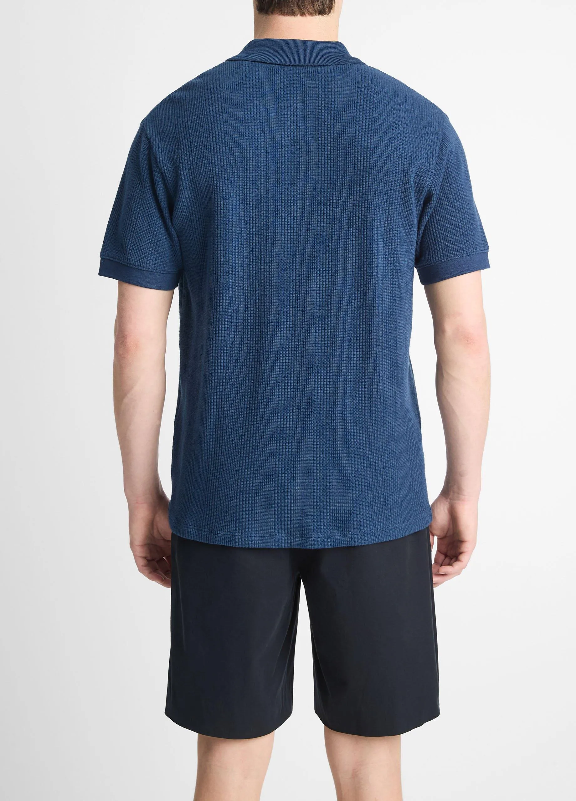 Variegated Pima Cotton Polo Shirt