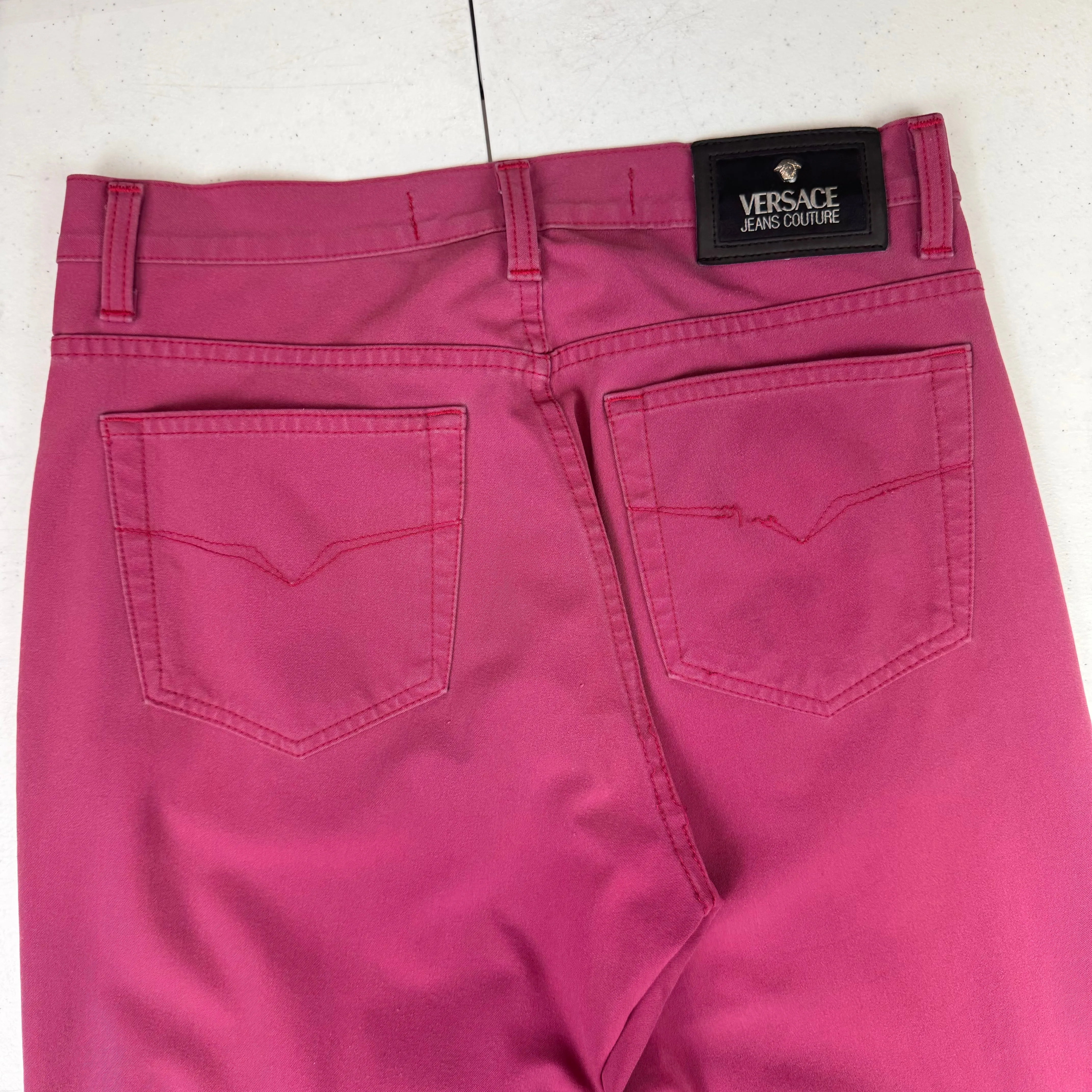 Versace Jeans Couture 90's Pink Trousers