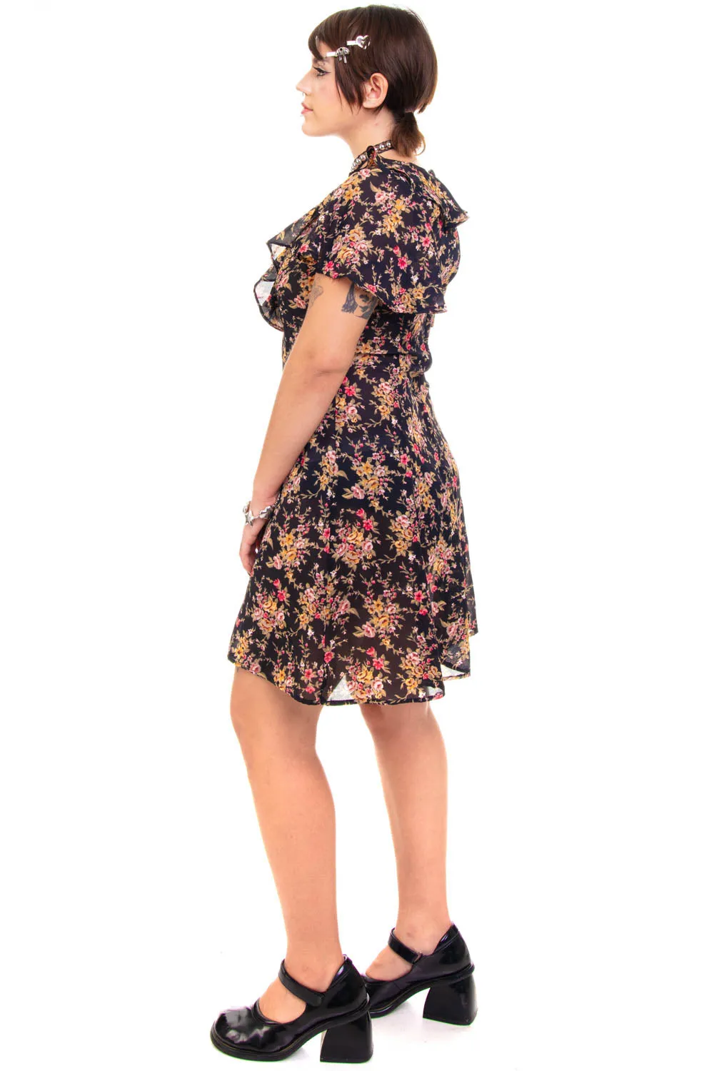 Vintage 90's Doll Parts Floral Dress - M/L