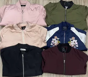 Vintage Ladies Bomber jackets - 10 Pieces