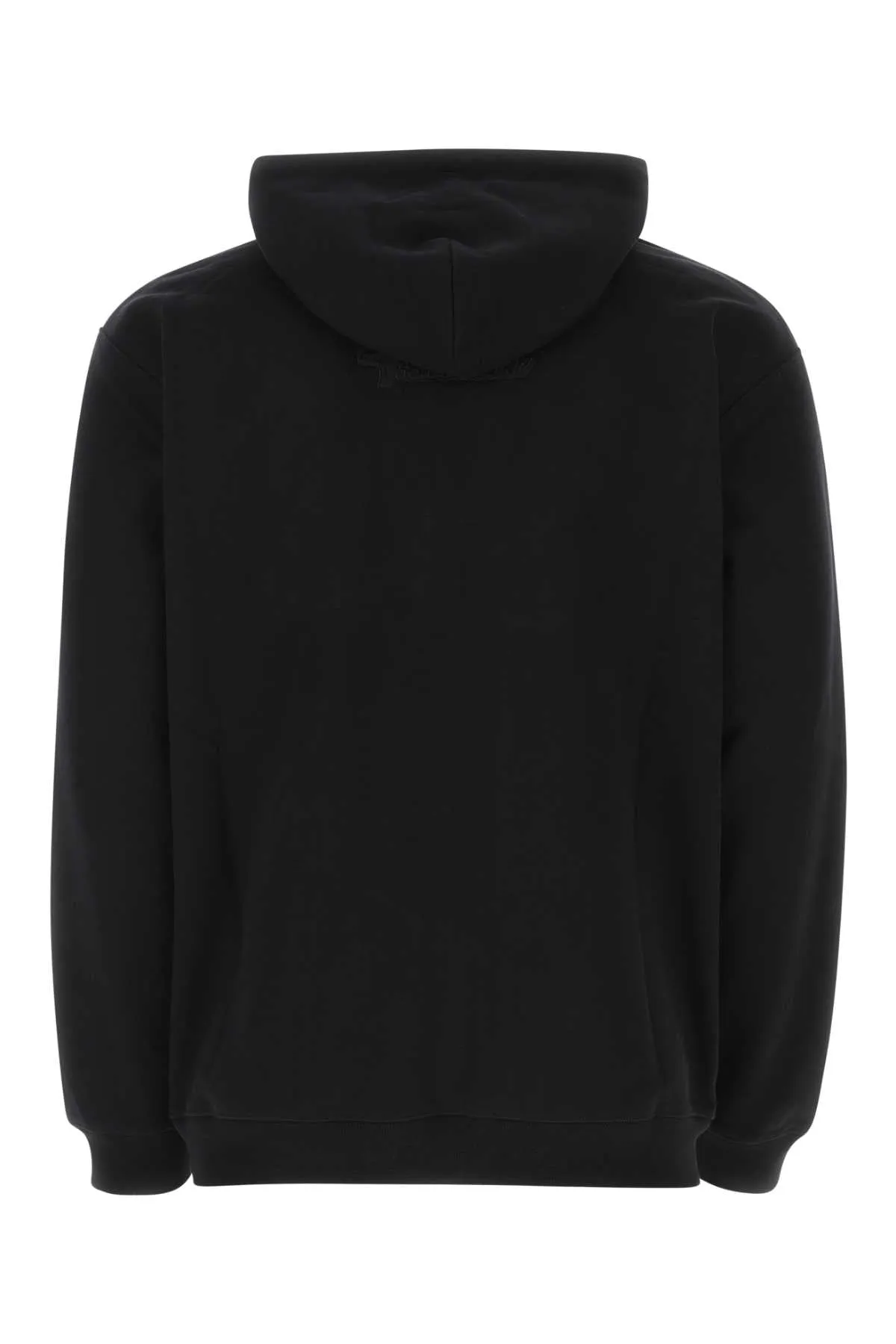 Vtmnts Black Stretch Cotton Sweatshirt