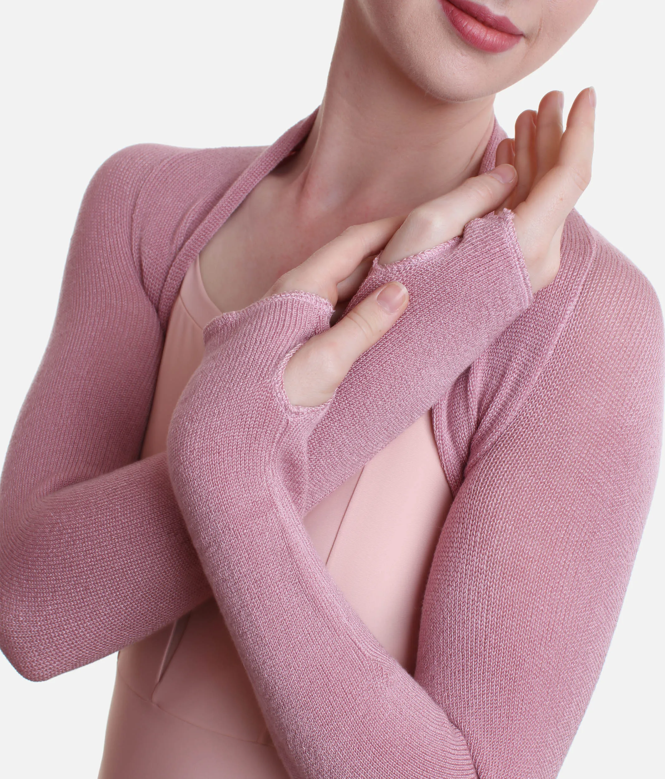 Warm Up Ballet Shrug, Bamboo Knit - 6619