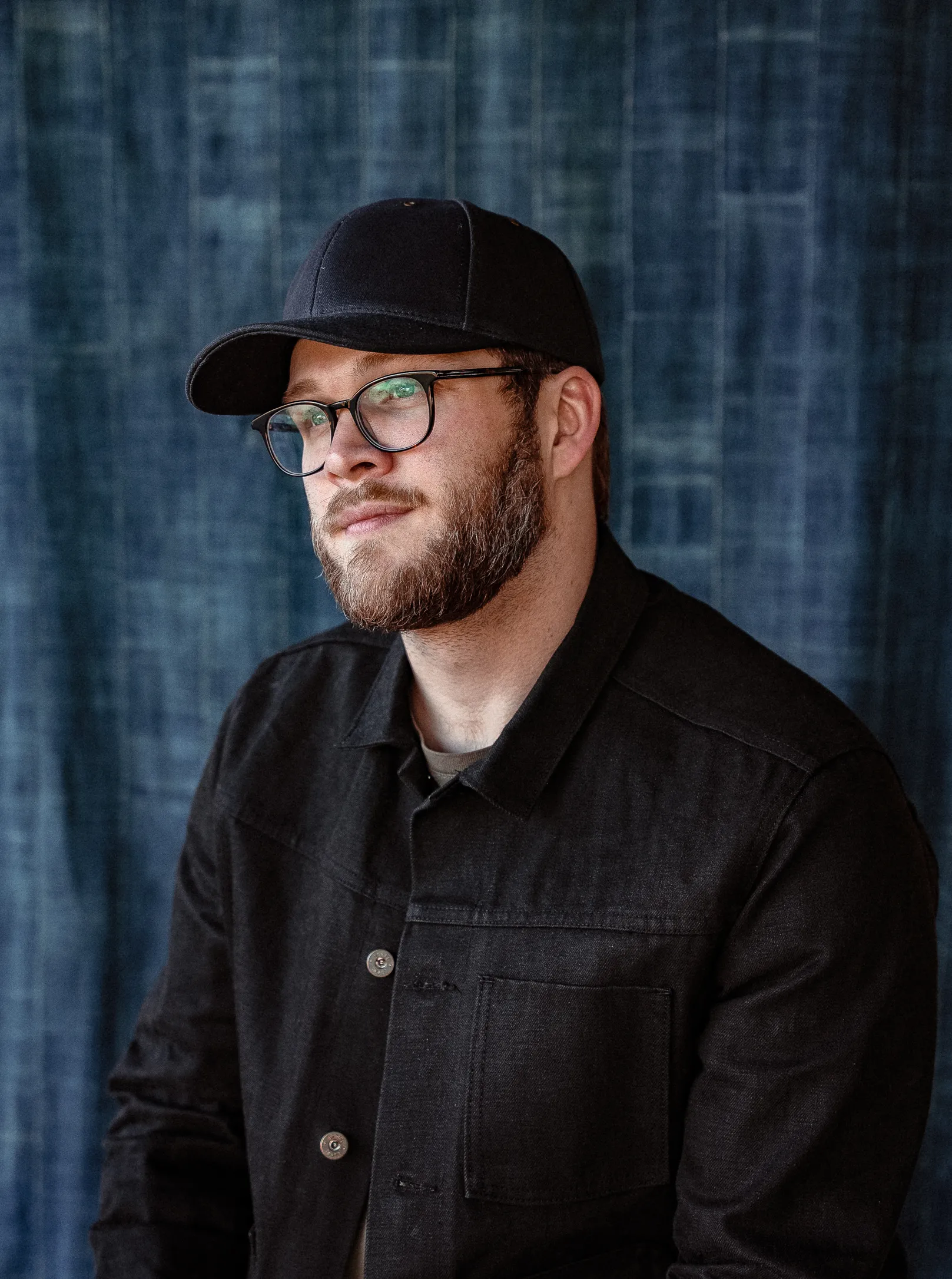 Waxed Canvas Baseball Hat - Black