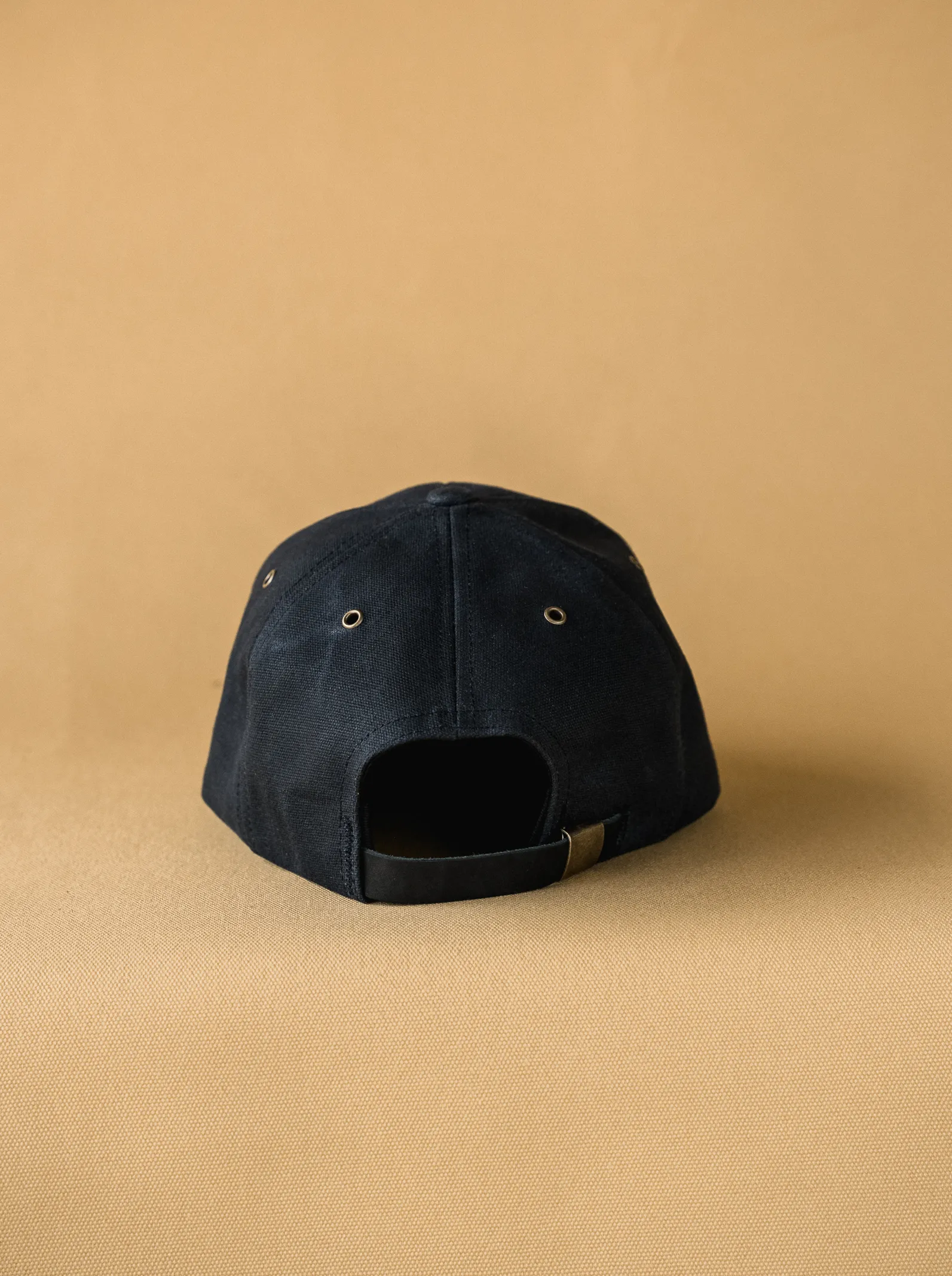 Waxed Canvas Baseball Hat - Black