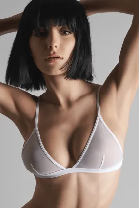 White Triangle Bra - Pure Temptation