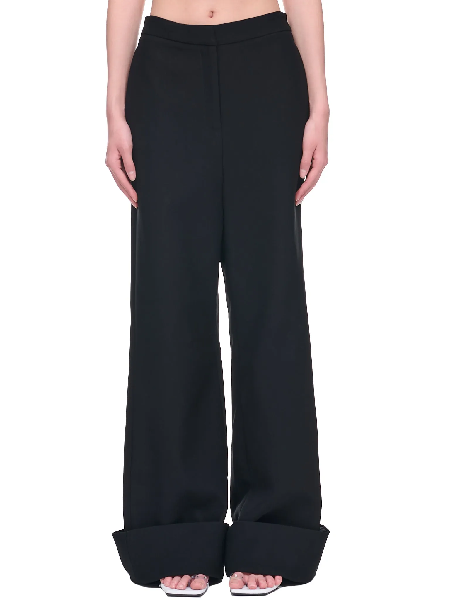 Wide Cuff Trousers (MONO-CUFFPANT-BLACK)