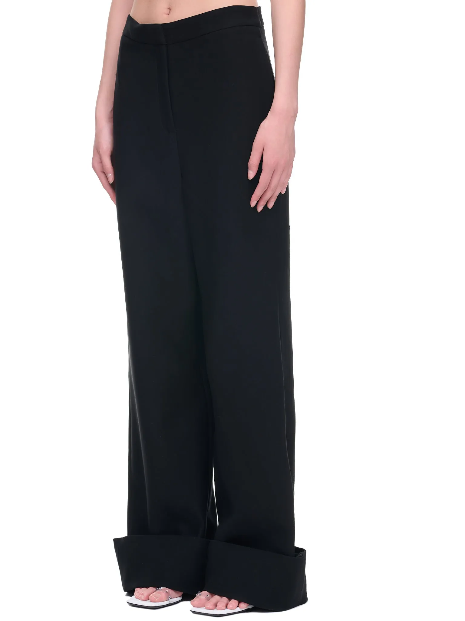 Wide Cuff Trousers (MONO-CUFFPANT-BLACK)