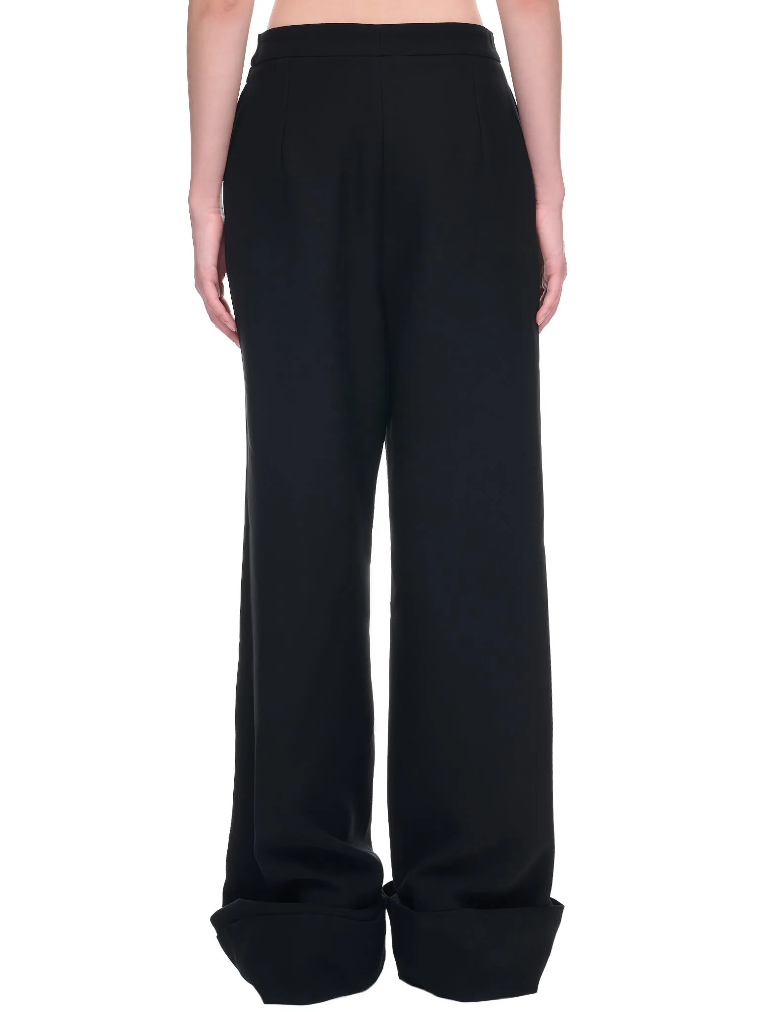 Wide Cuff Trousers (MONO-CUFFPANT-BLACK)