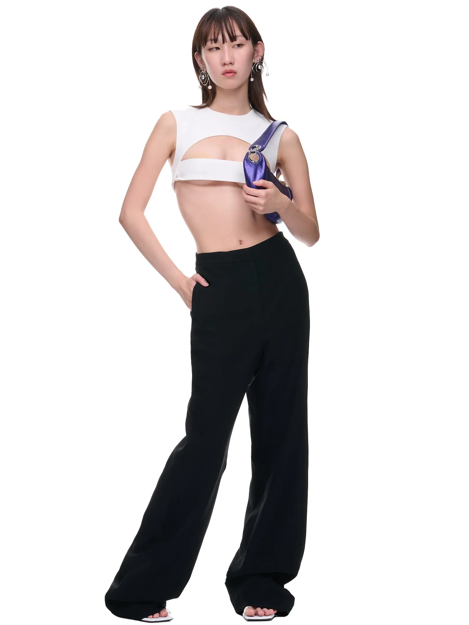 Wide Cuff Trousers (MONO-CUFFPANT-BLACK)